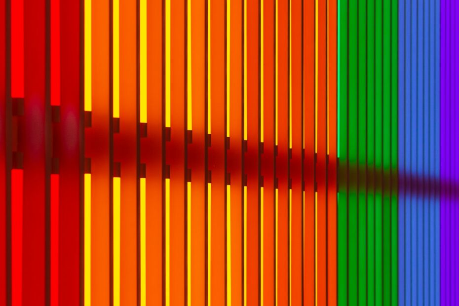 yellow and red striped illustration